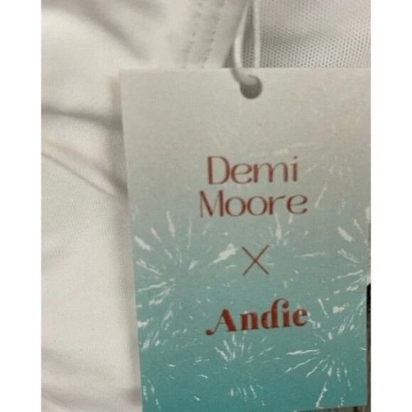 Andie Swim Tropez White Medium Bikini Bottom Swimsuit - Picture 6 of 7